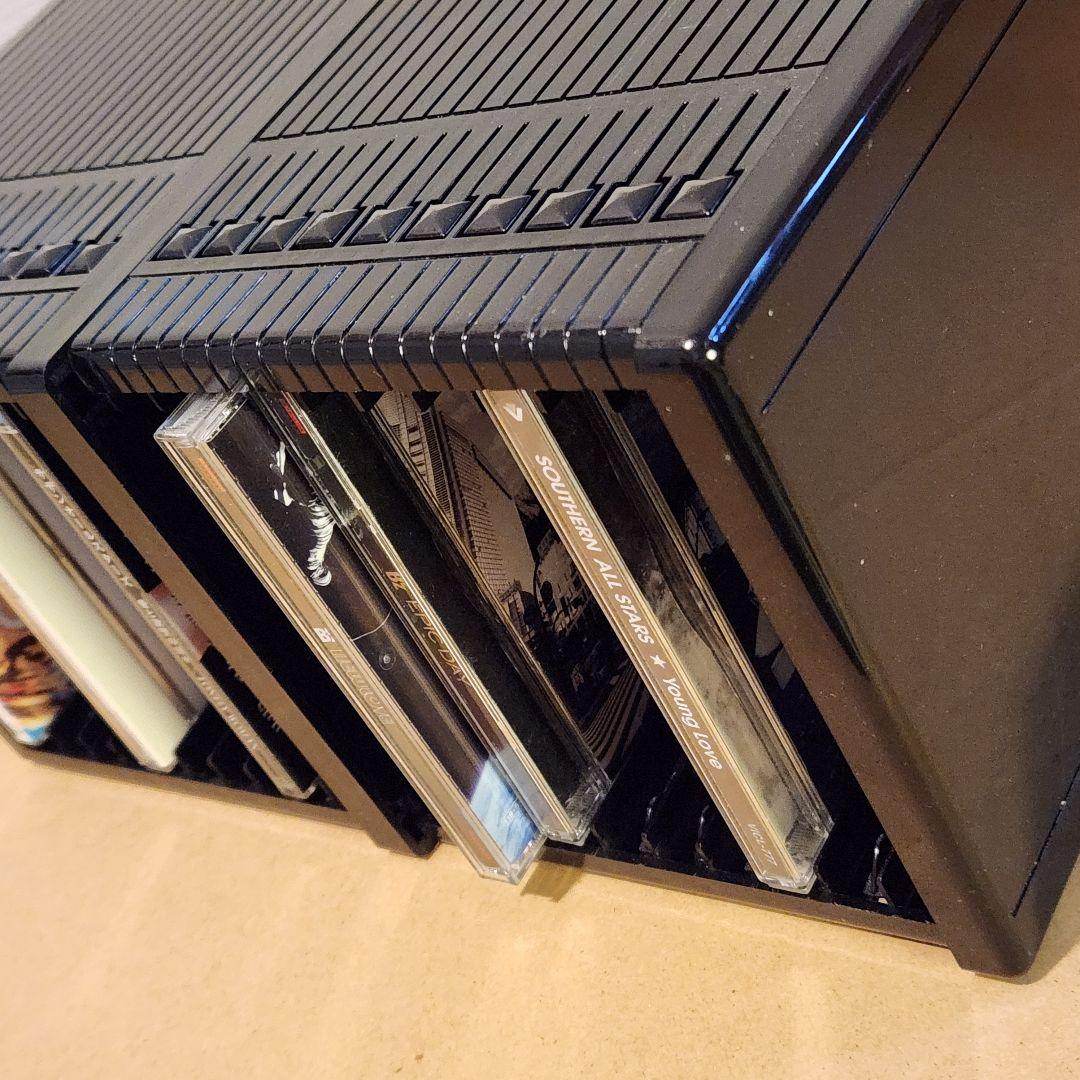 マンサク　CDラックと木製カセット収納