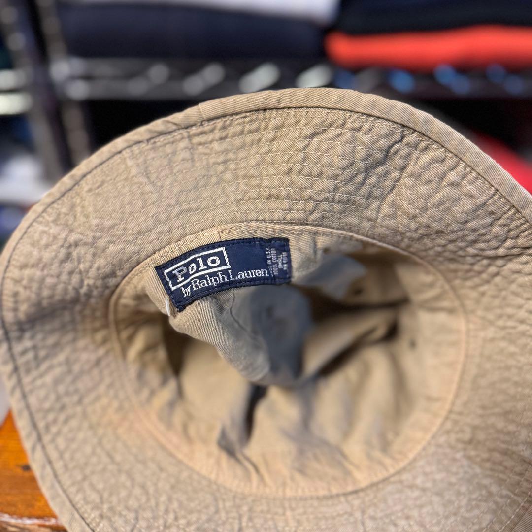 90s vintage USA製 ポロバイラルフローレン バケットハット