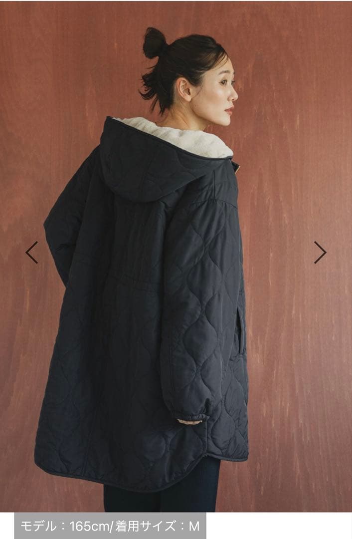 新品★グローバルワーク★撥水キルトファーコート★完売品