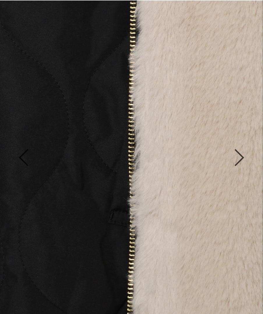 新品★グローバルワーク★撥水キルトファーコート★完売品