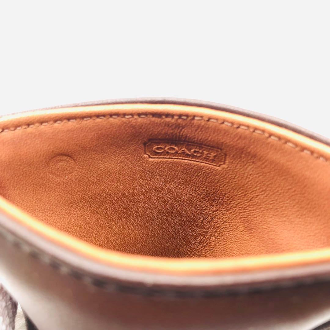 オールドコーチ　希少レア　 メガネケース メガネ入れ　ダークブラウン　美品