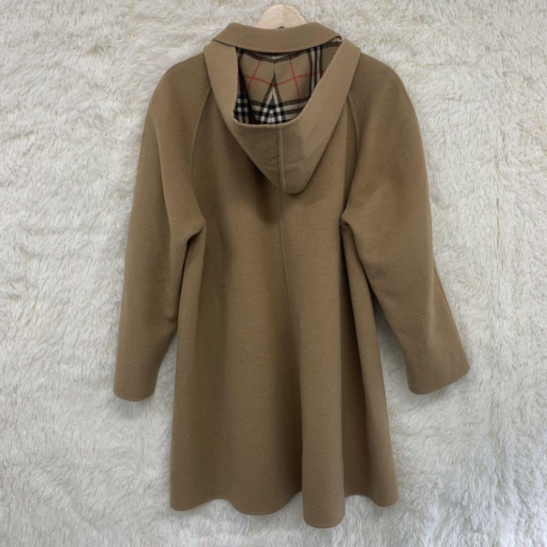 希少　Burberryカシミヤブレンドウールコート　ブラウンサイズ7 XL相当