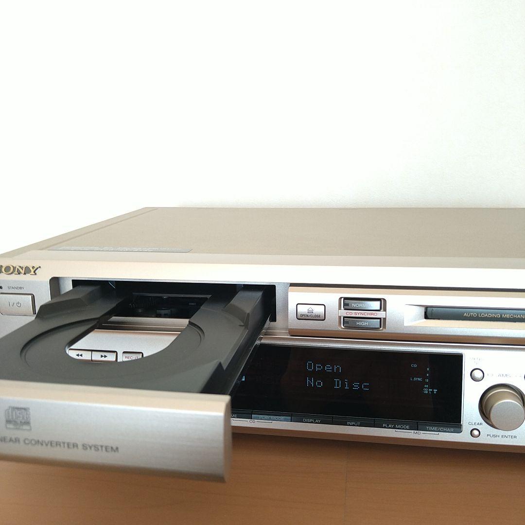 ソニー　コンパクトディスク・ミニディスクデッキ　MXD-D3