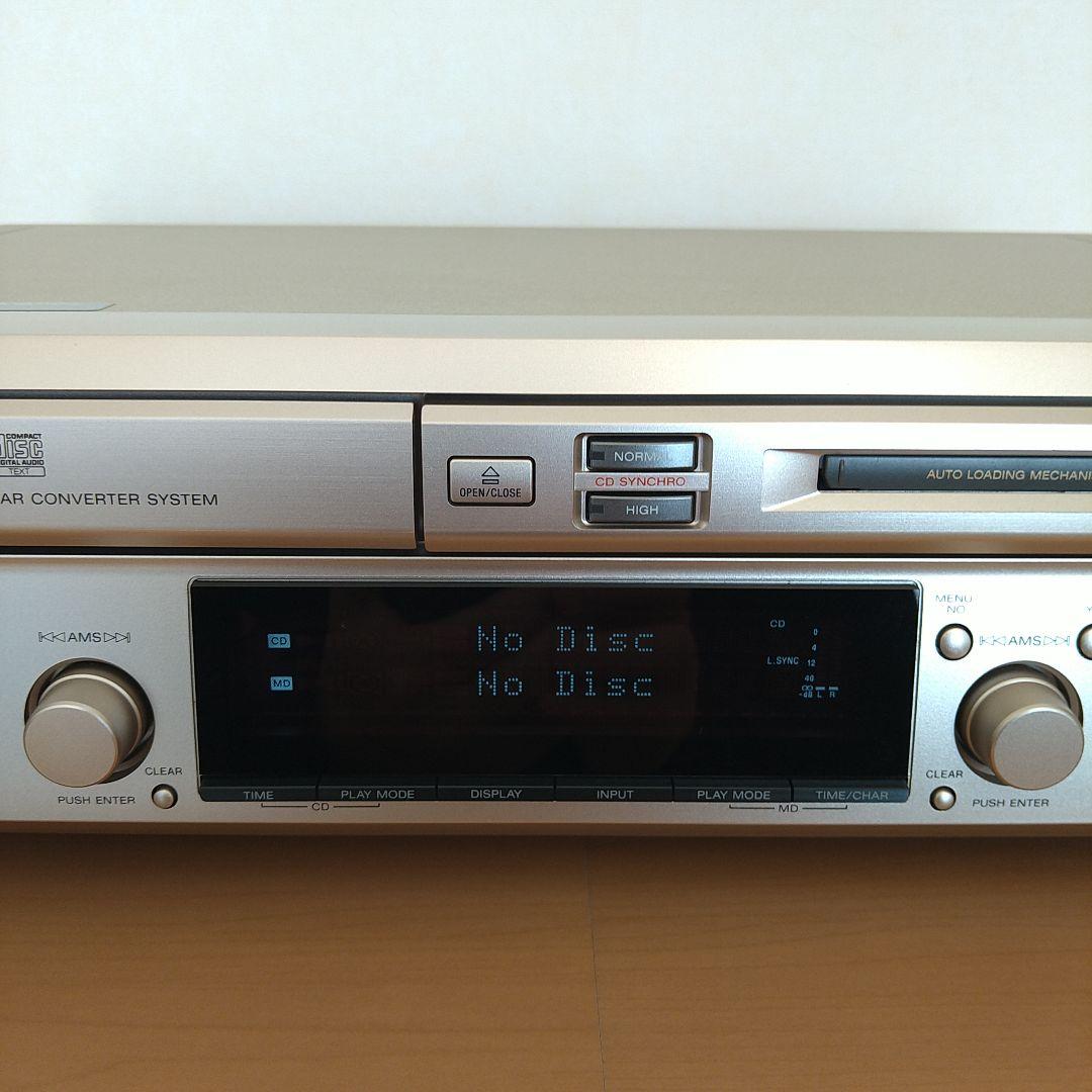 ソニー　コンパクトディスク・ミニディスクデッキ　MXD-D3