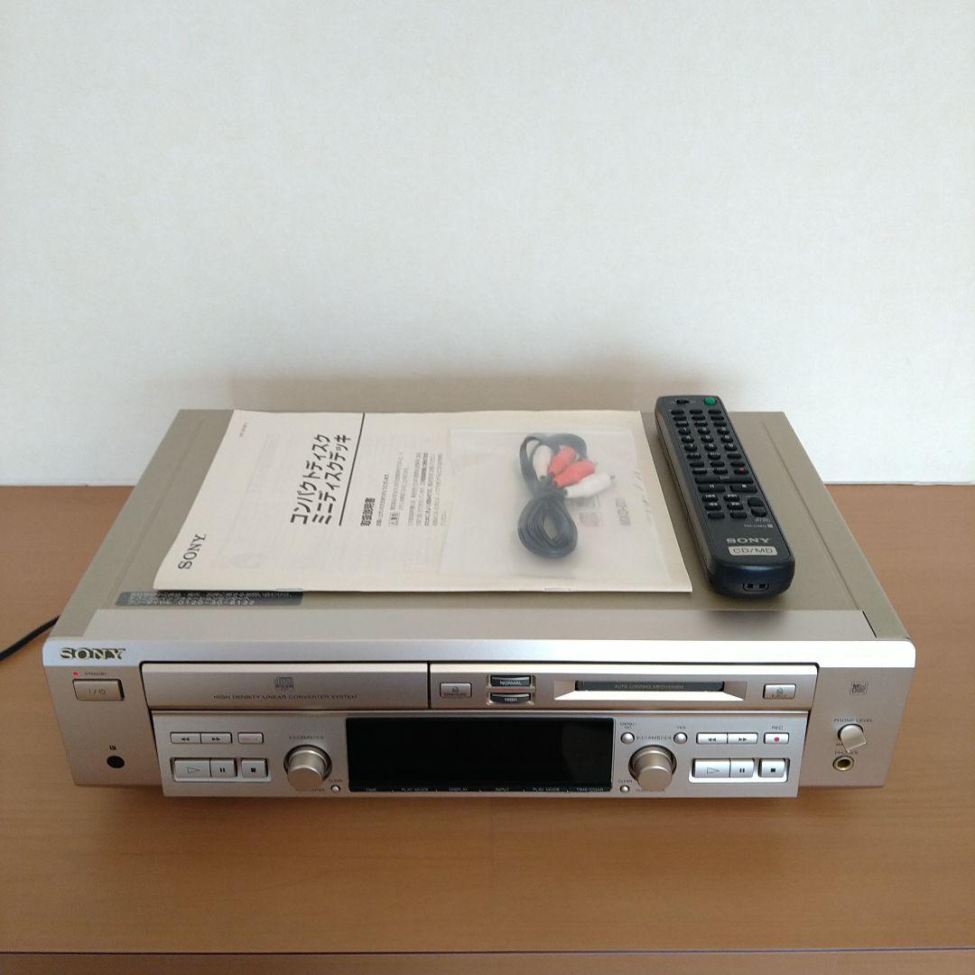 ソニー　コンパクトディスク・ミニディスクデッキ　MXD-D3