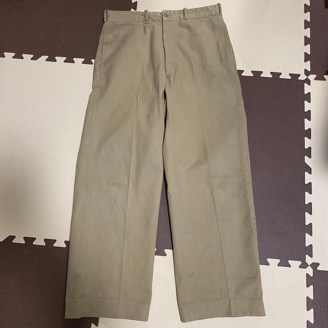 40s 50s US ARMY M-45 チノパン 1951年製 45カーキ