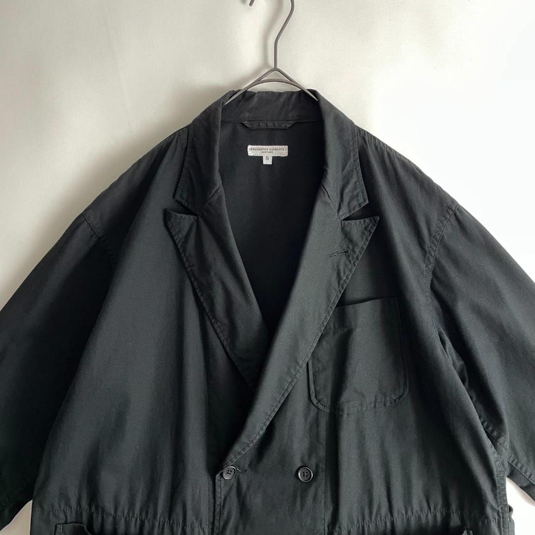 ENGINEERED GARMENTS (r) ダブルロイタージャケット 黒無地