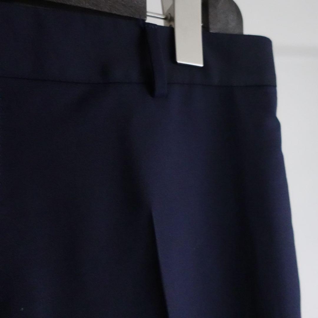 【極美品】Alexander McQUEEN ウールモヘアセミワイドトラウザーズ