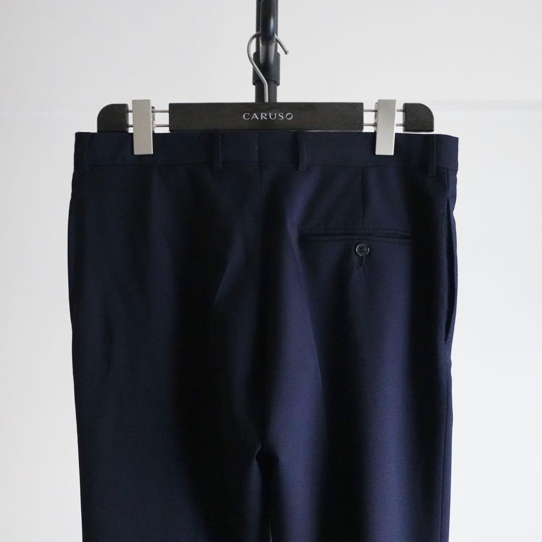 【極美品】Alexander McQUEEN ウールモヘアセミワイドトラウザーズ