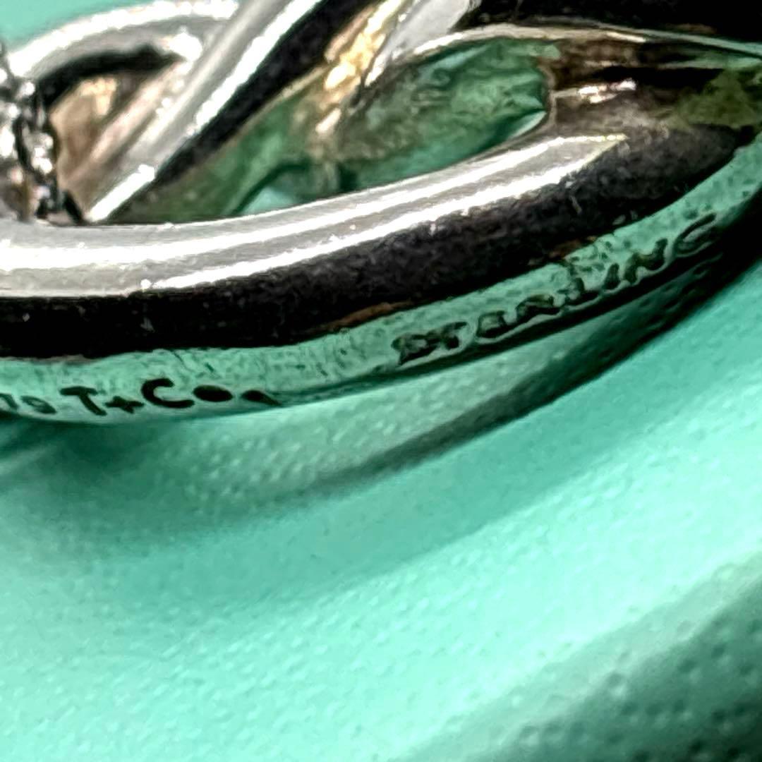 ごろみティファニー ラブノット フック&アイ ネックレス シルバー 925