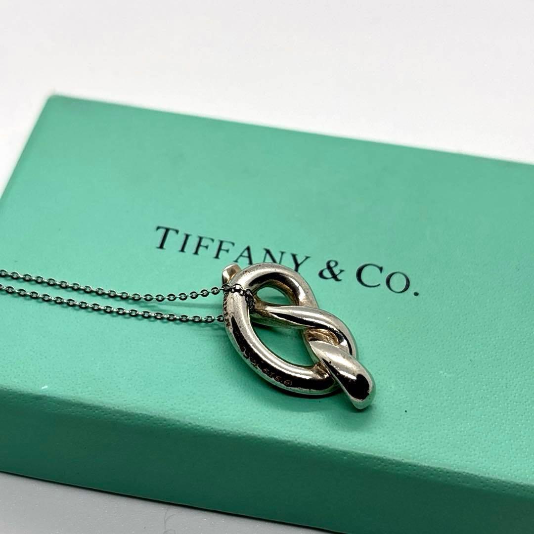 ごろみティファニー ラブノット フック&アイ ネックレス シルバー 925