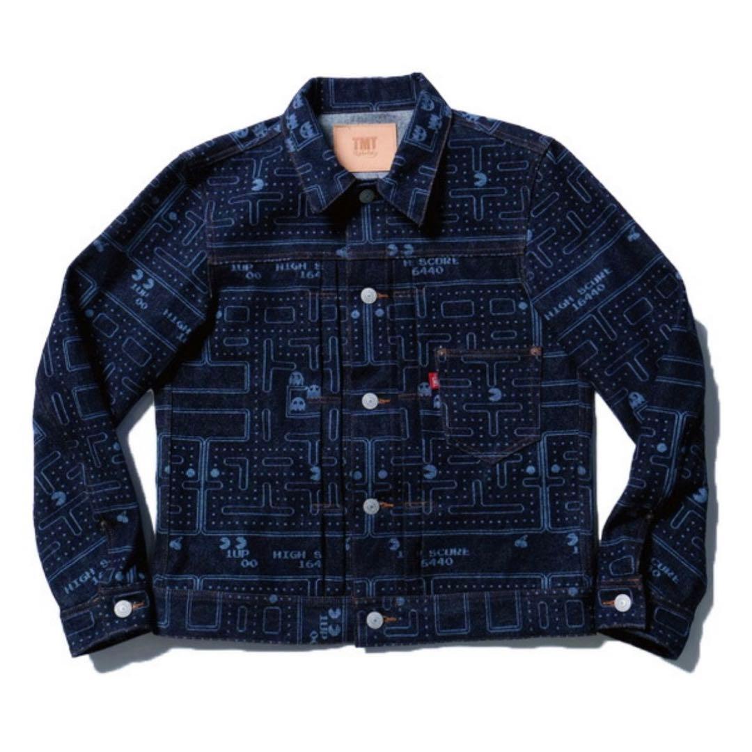 タグ付け 新品 TMT パックマン デニム ジャケット L