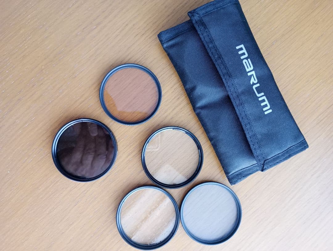 フィルター　62ミリ5枚セット、専用ケース付き