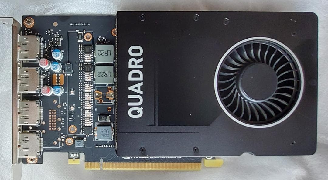 NVIDIA Quadro P2200 グラフィックボード 動作品