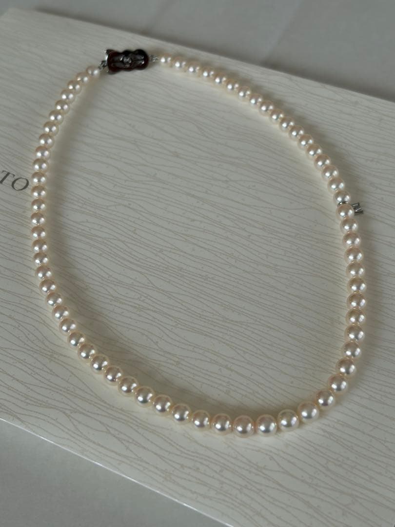 ユユユユユです‼️ ミキモト　パールネックレス