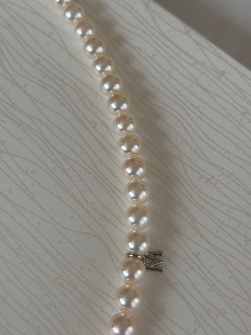 ユユユユユです‼️ ミキモト　パールネックレス