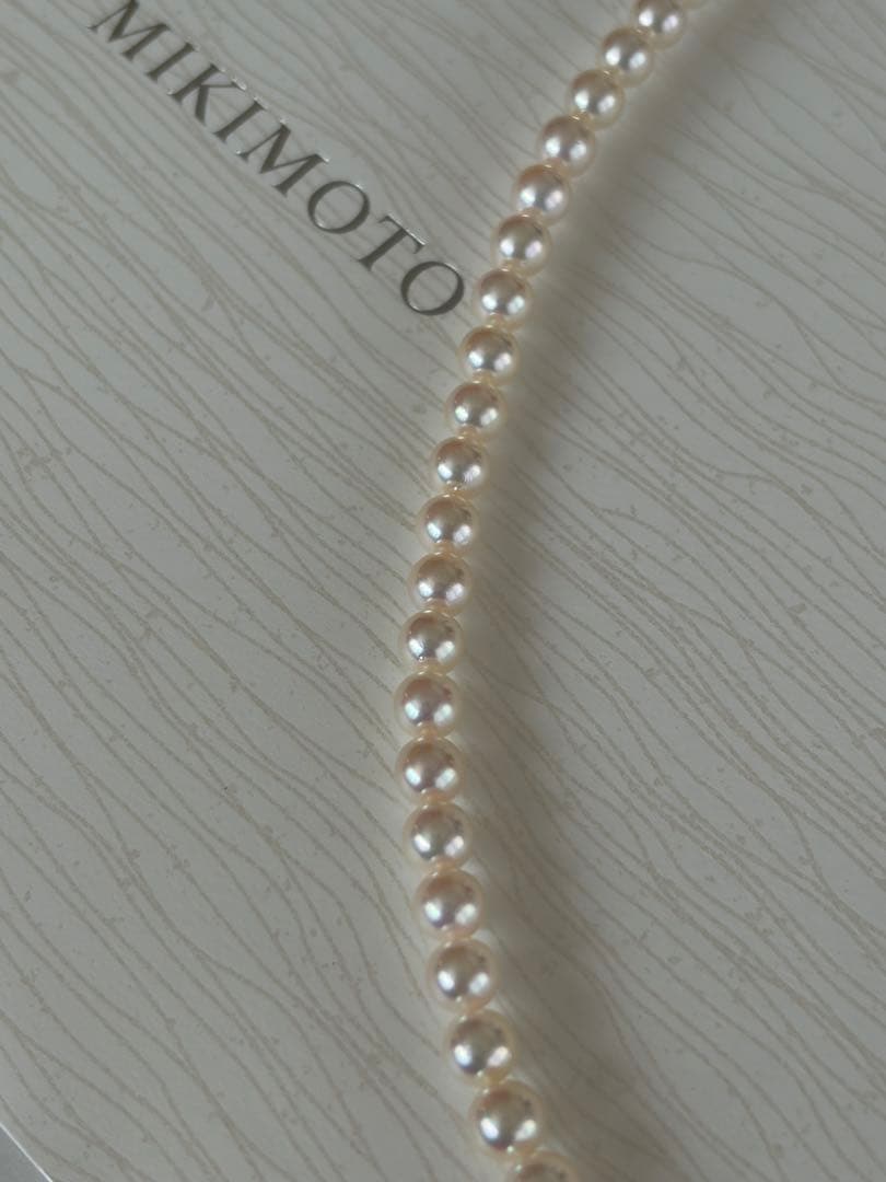 ユユユユユです‼️ ミキモト　パールネックレス