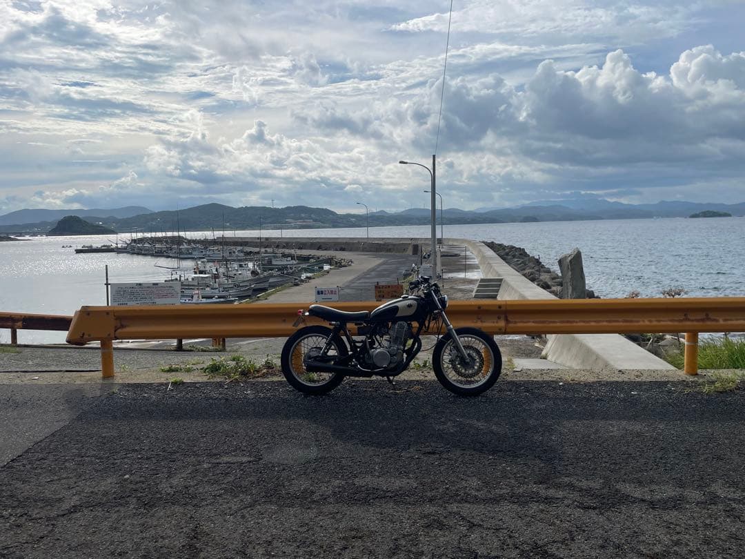 sr400 深緑　純正タンク