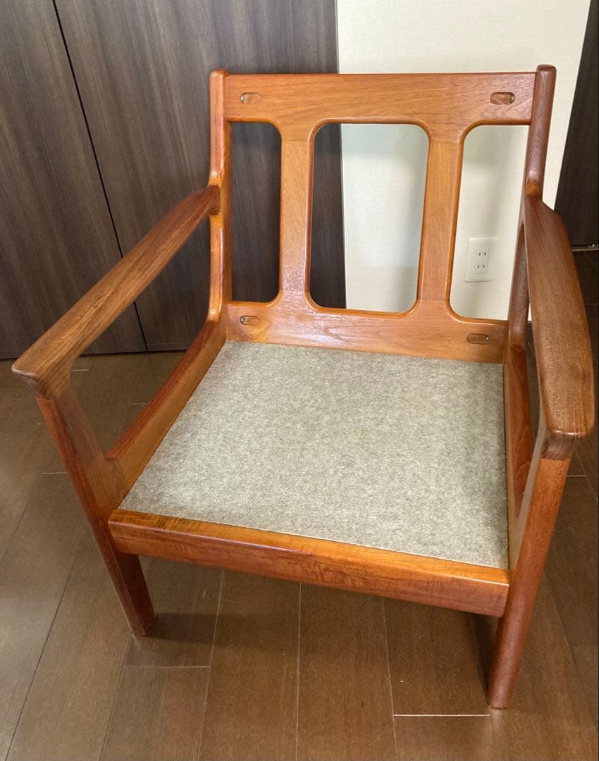 EASY CHAIR チーク　ヴィンテージ　ソファ