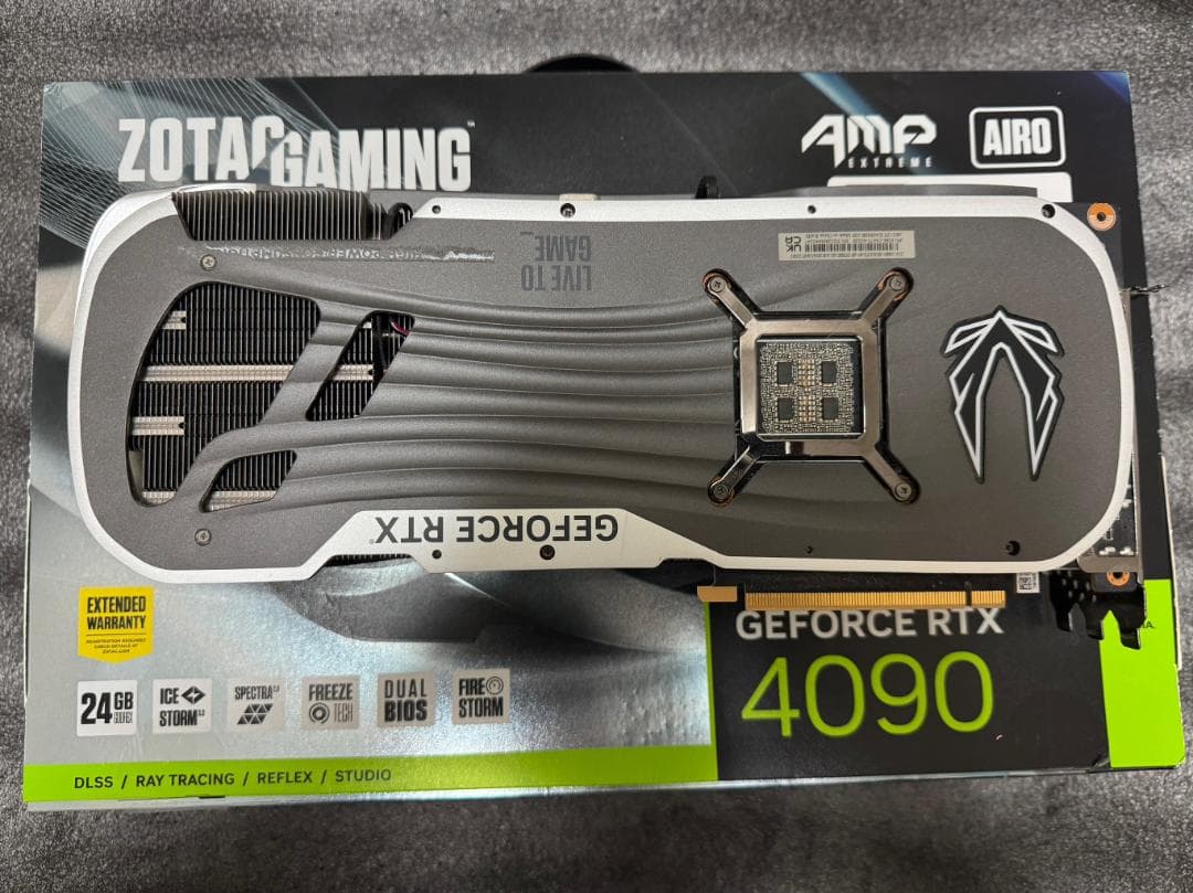 グラフィックボード・グラボ・ビデオカード ZOTAC RTX 4090 AMP EXTREME AIRO