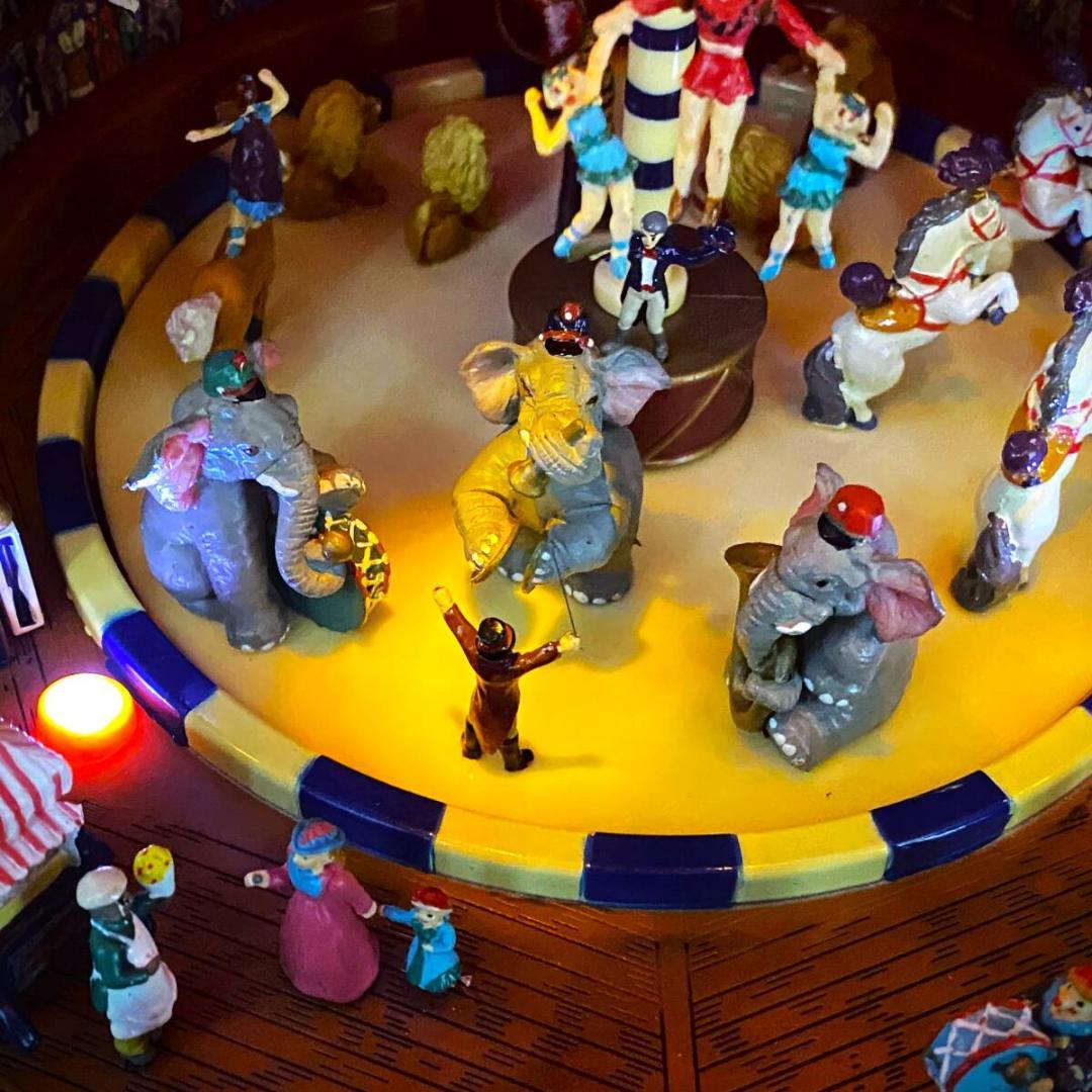 【レア】ミスタークリスマス★ワールドフェア ビッグトップ サーカス★オルゴール
