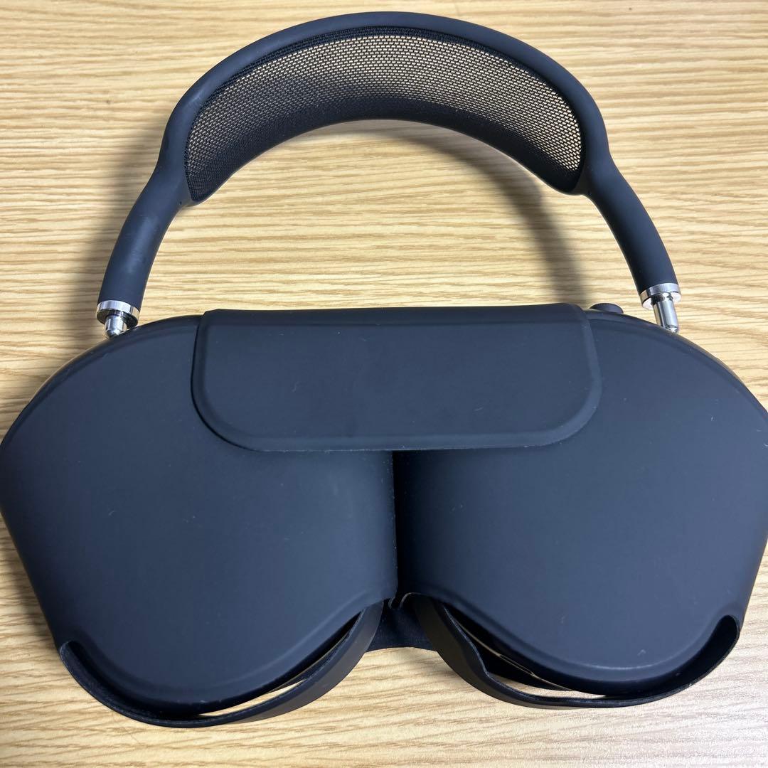 AirPods MAX midnight 箱、ケーブル付き