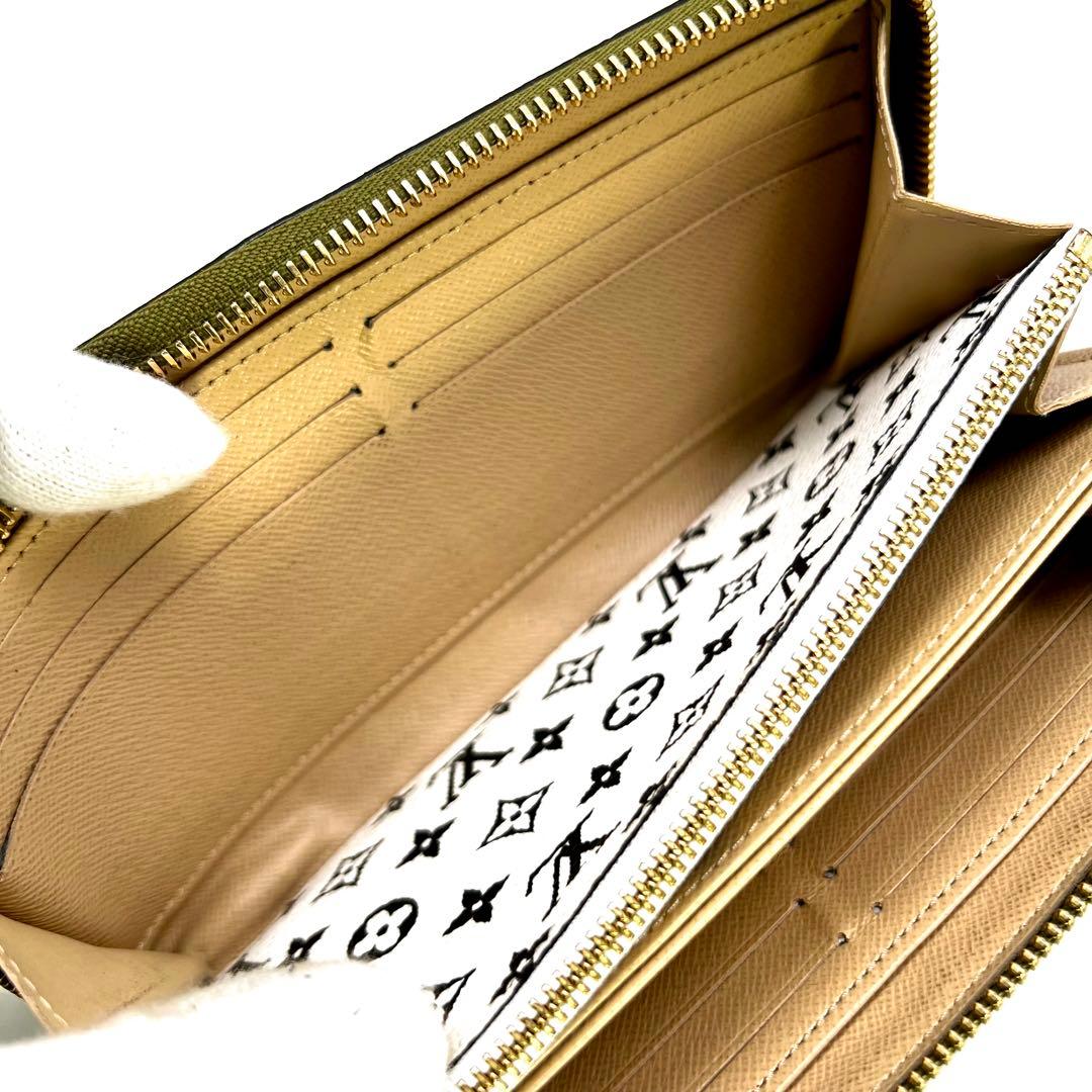 INO ルイヴィトン モノグラムジャイアント ジッピーウォレット カーキ