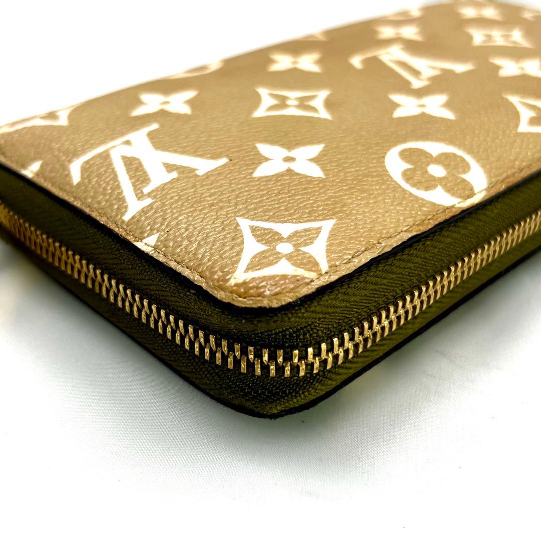 INO ルイヴィトン モノグラムジャイアント ジッピーウォレット カーキ