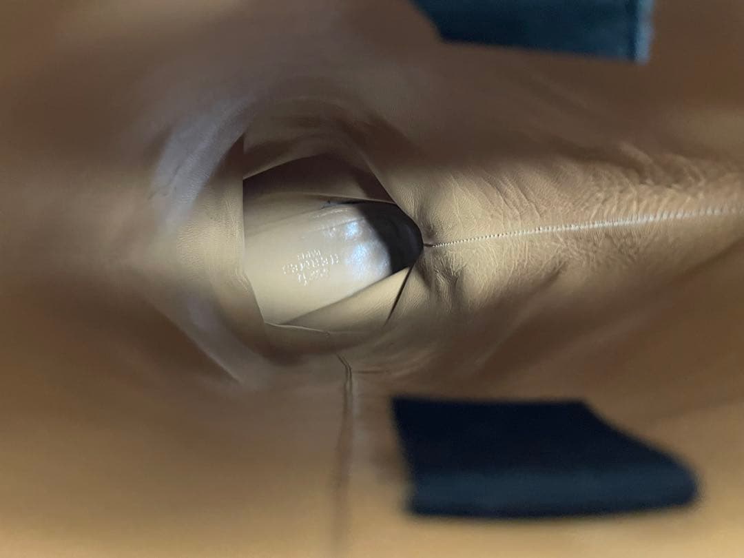 【かかと訳あり】エルメスHERMES レザーロングブーツ 36ハーフ