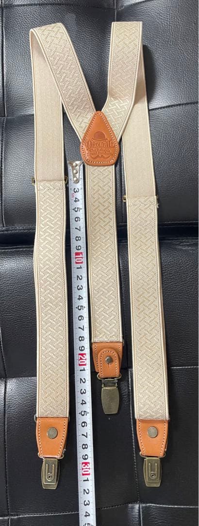 Orgueil サスペンダー未使用オルゲイユ⭐︎アイボリーベージュ⭐︎２way