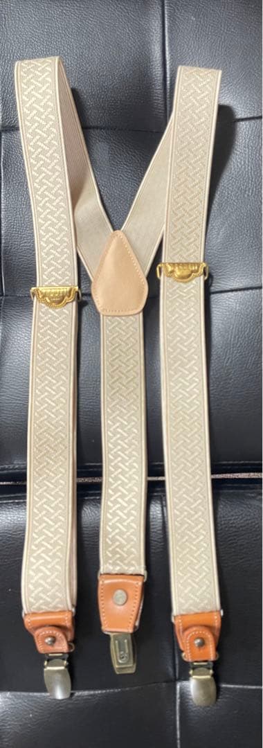 Orgueil サスペンダー未使用オルゲイユ⭐︎アイボリーベージュ⭐︎２way