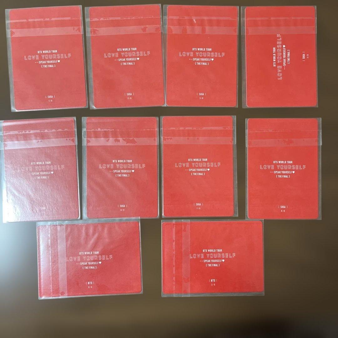 BTS SYS Final ファイナル　ミニフォト　コンプ　ユンギ　メモリアル