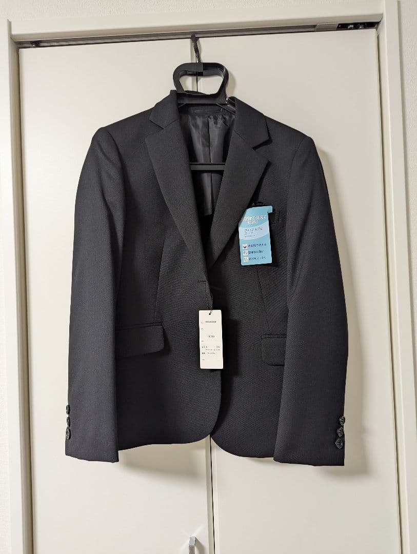 洋服の青山　 AOKI 黒 スーツ ジャケットパンツスーツとスカート　３点セット