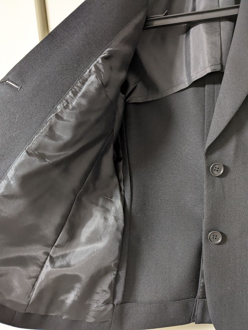 洋服の青山　 AOKI 黒 スーツ ジャケットパンツスーツとスカート　３点セット