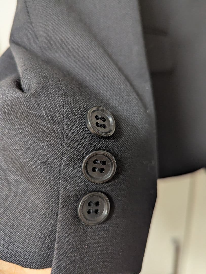 洋服の青山　 AOKI 黒 スーツ ジャケットパンツスーツとスカート　３点セット