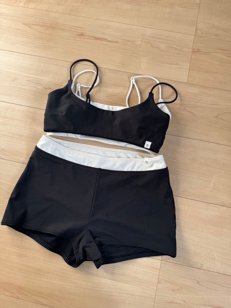 etretokyo トリコットバイカラースイムウェア 水着