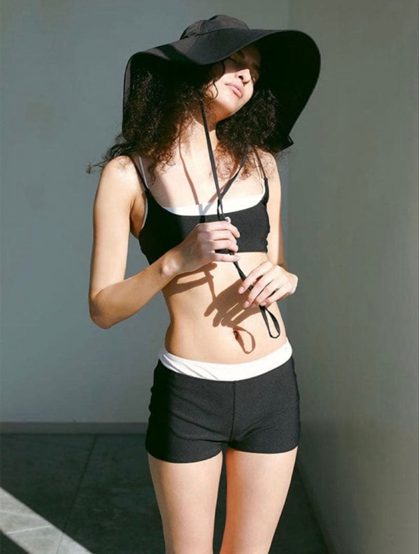 etretokyo トリコットバイカラースイムウェア 水着