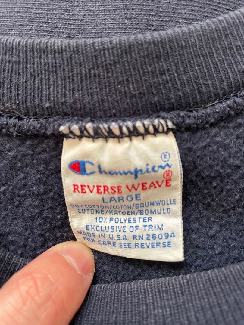 90s USA製 チャンピオン カリフォルニア リバースウィーブ ネイビー