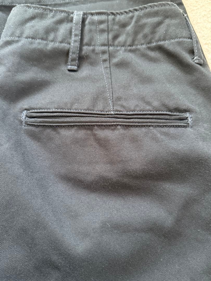 美品 フルカウント チノパン 1218 黒 W32