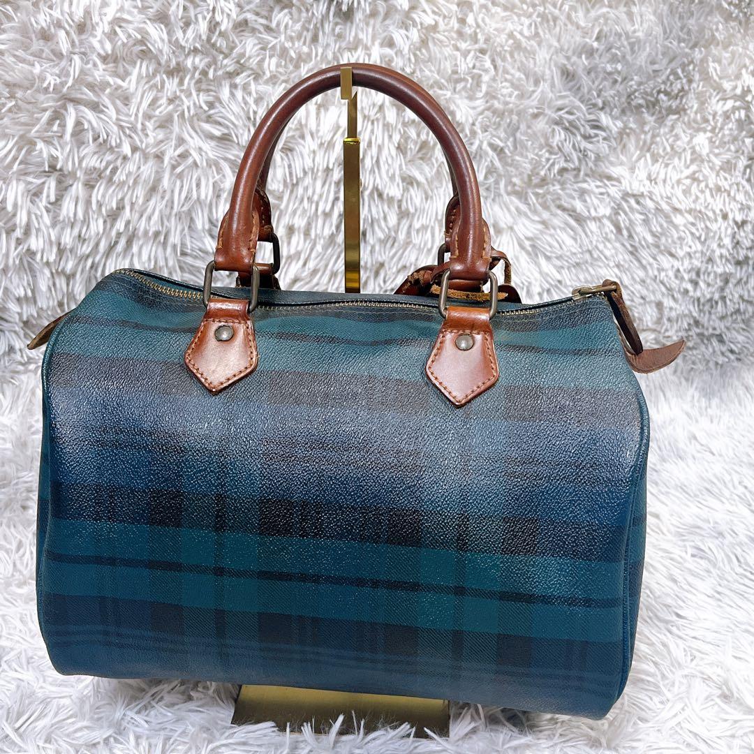 【ポロラルフローレン】ミニボストンバッグ PVC 付属品付き　ビンテージバッグ