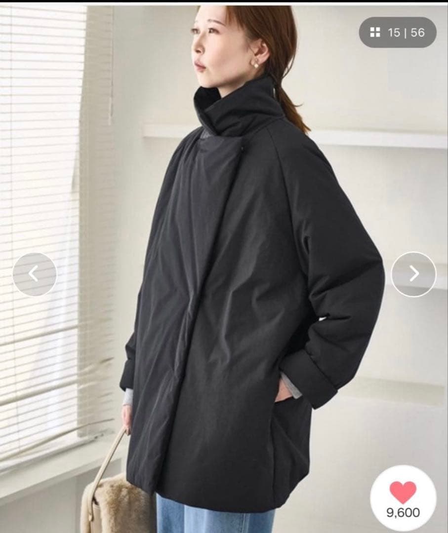 ROPE' PICNIC 2WAY中綿テーラードコート スミクロ