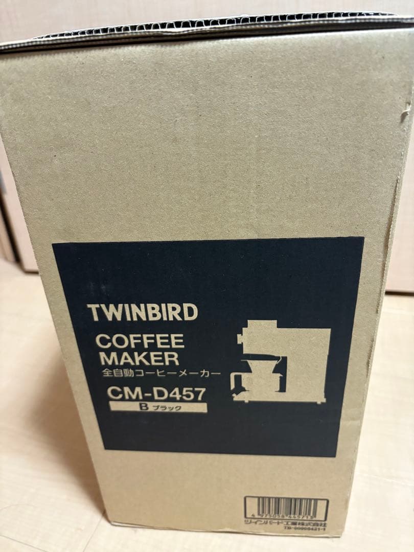 TWINBIRD コーヒーメーカー CM-D457 Bブラック