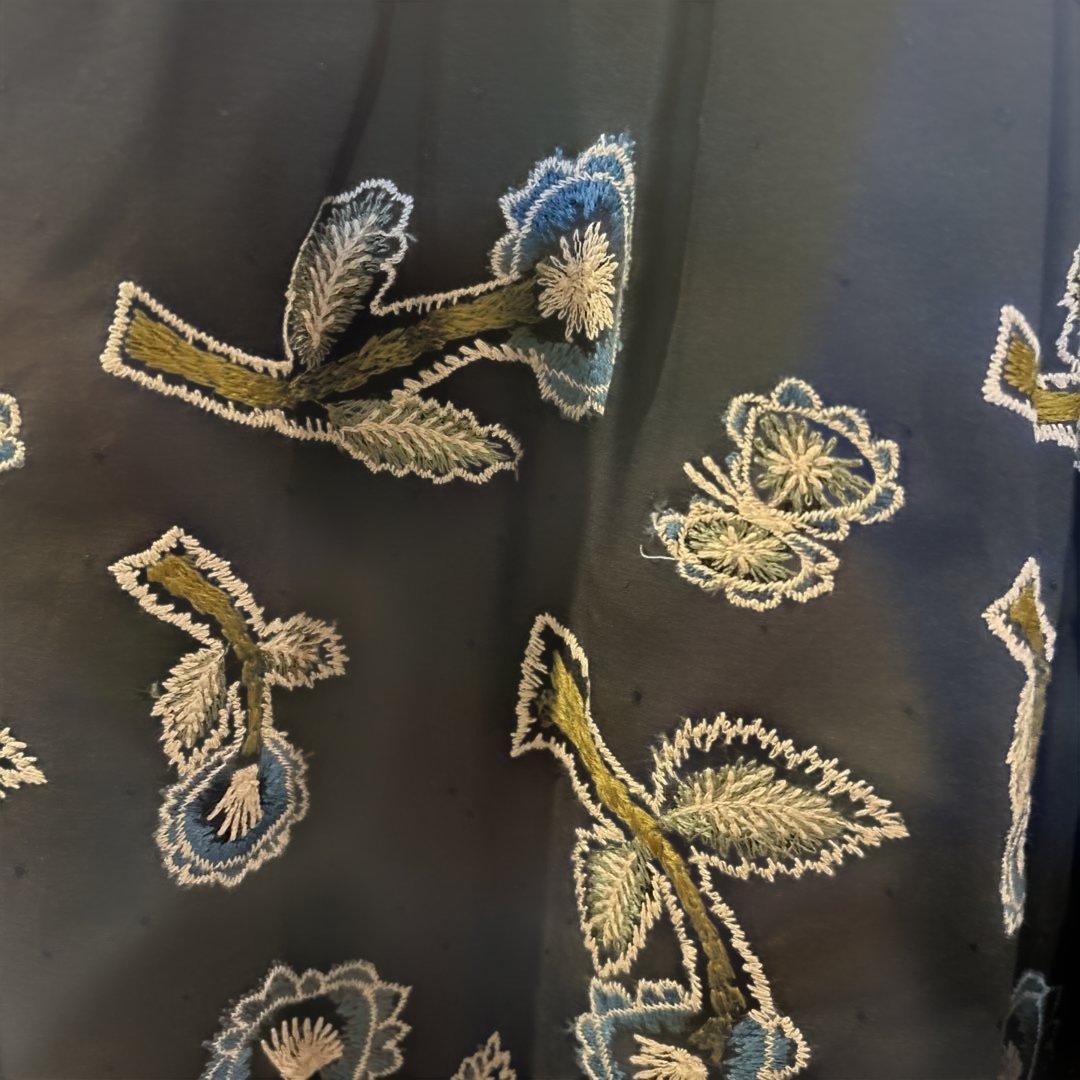 美品　ミナペルホネン yume トップス　ネイビー　38 クリーニング済み