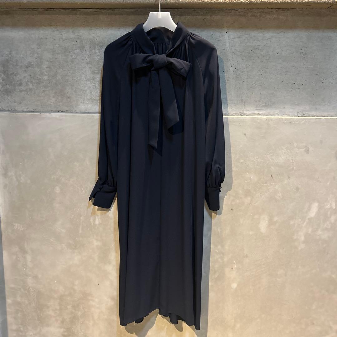 【極美品】　VERMEIL par iena前後2WAYワンピース 濃紺☆
