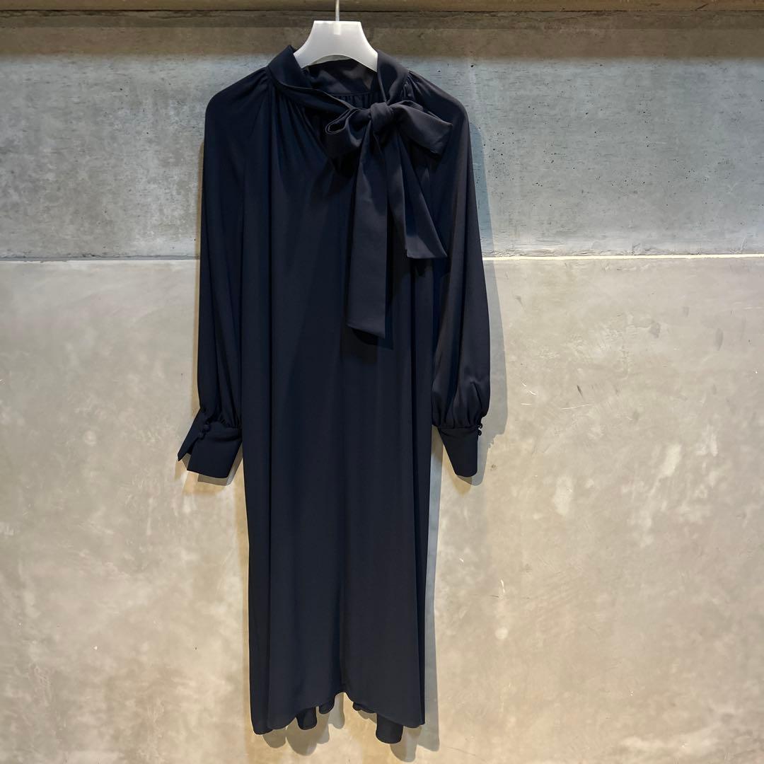 【極美品】　VERMEIL par iena前後2WAYワンピース 濃紺☆