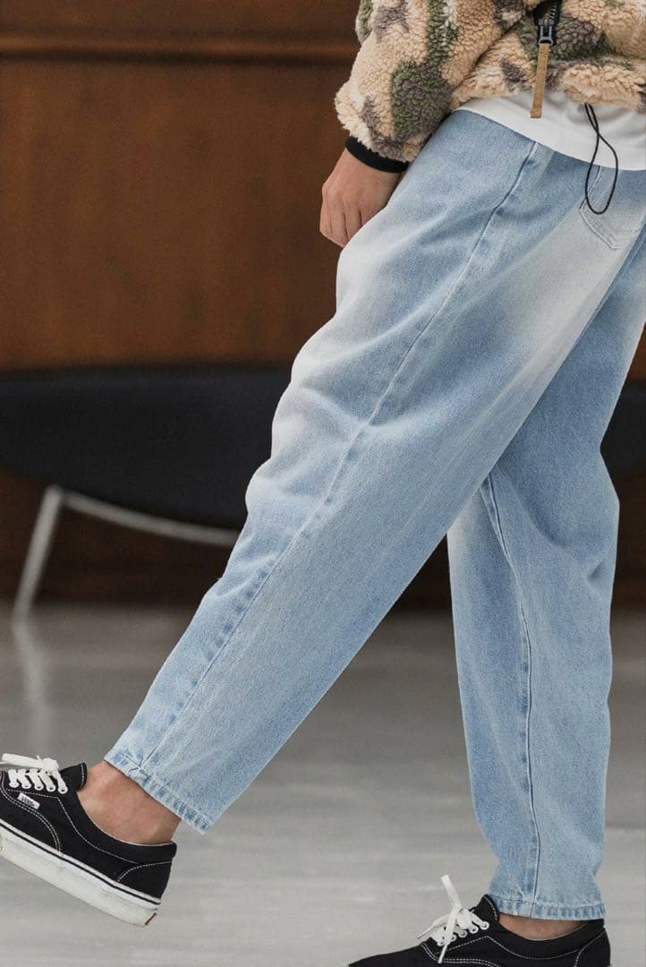 パンツ CAMBIO Denim Balloon Silhouette Pants