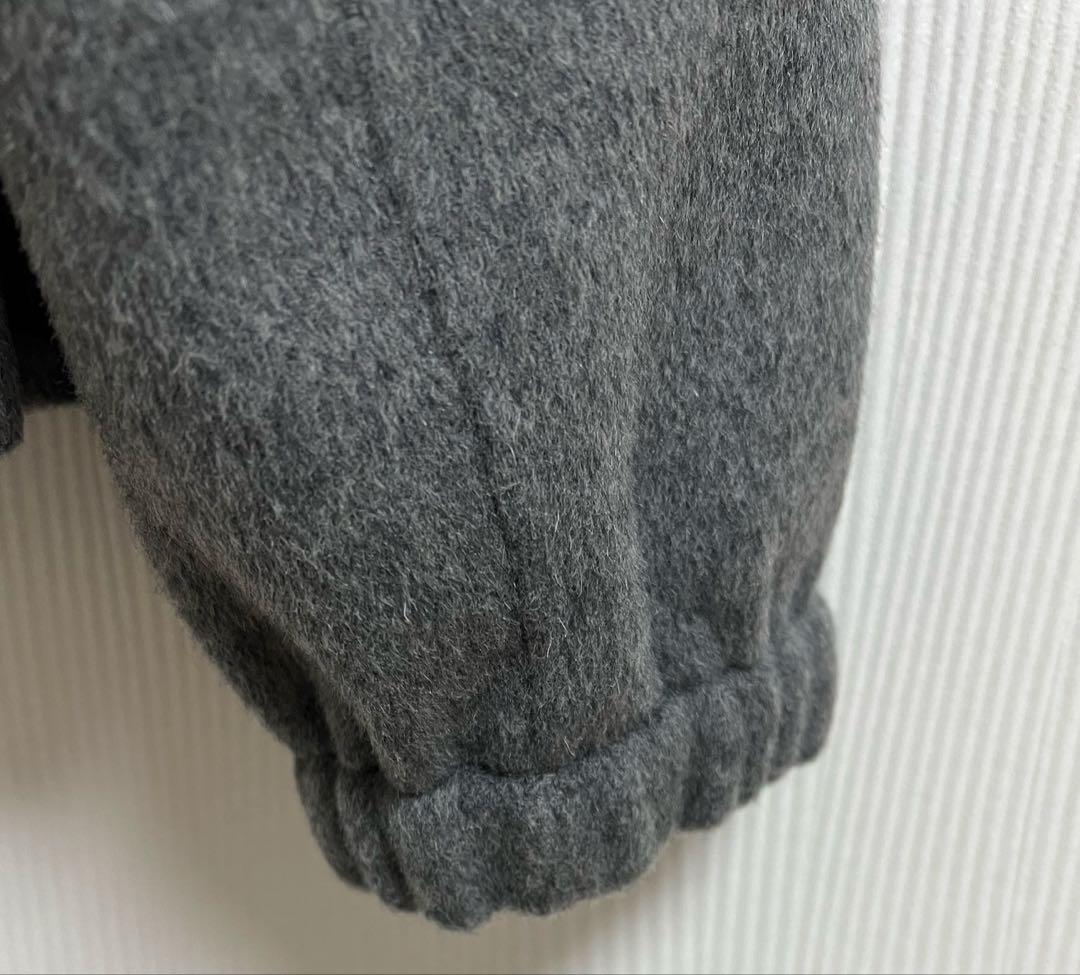 新品　YONFA ウールカシミヤフードコート　グレー