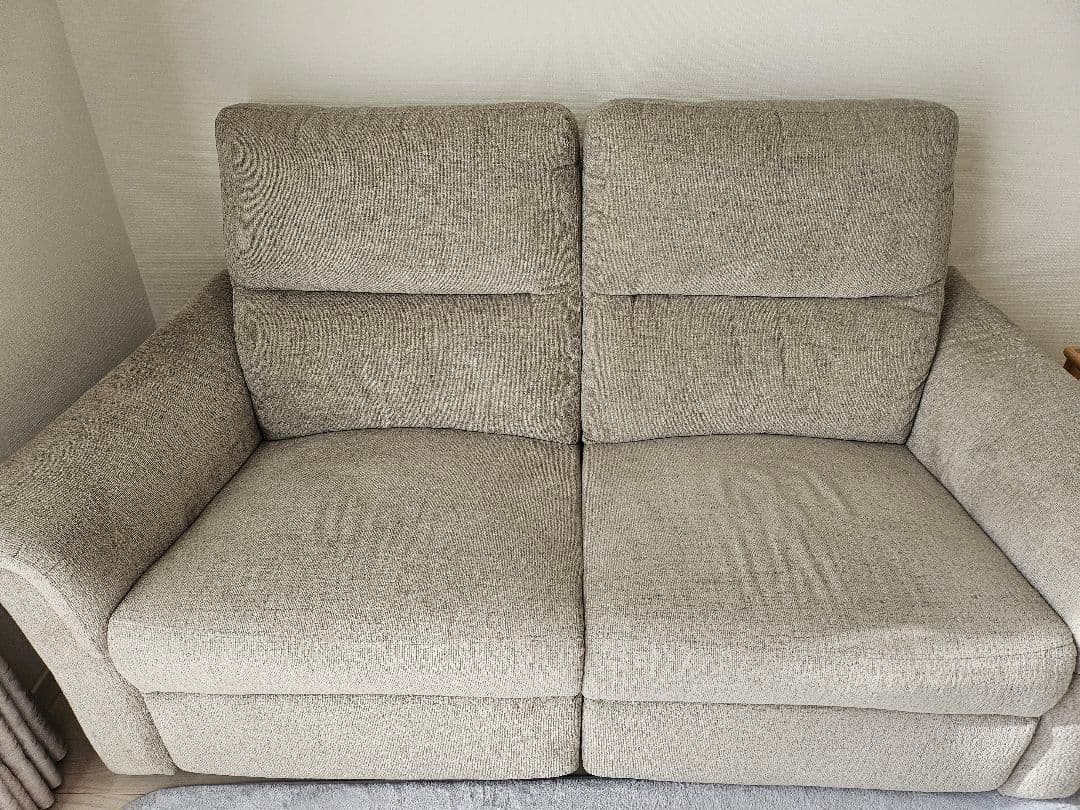 電動リクライニングソファ 二人掛け