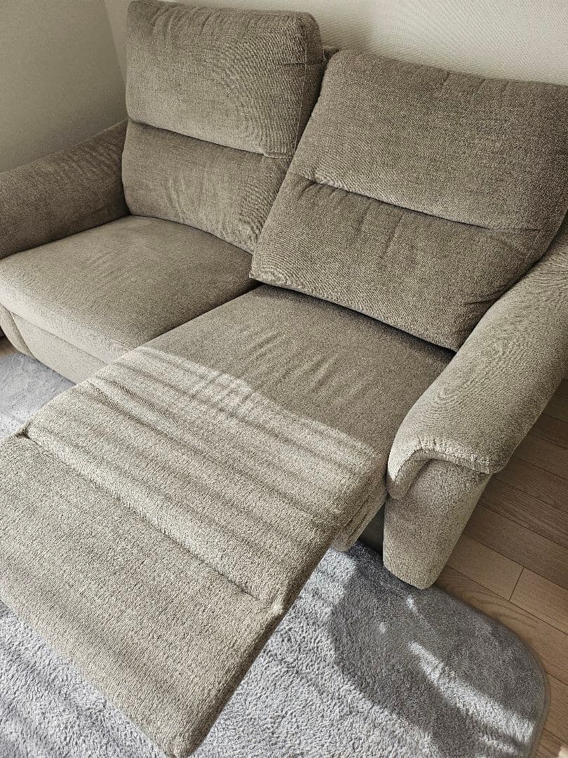 電動リクライニングソファ 二人掛け