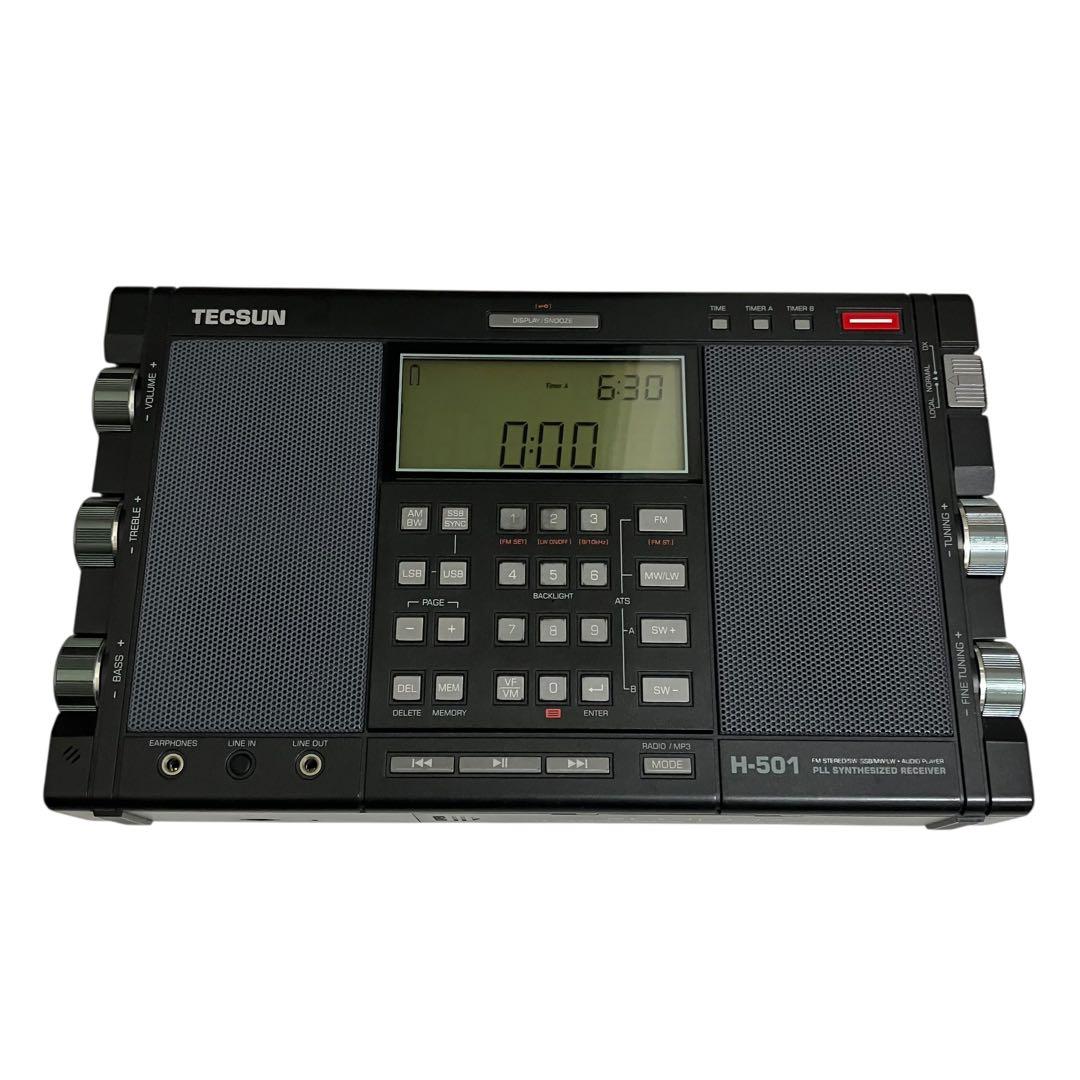 TECSUN テックサン　短波ラジオ　ラジオ　H-501 日本語説明書付き